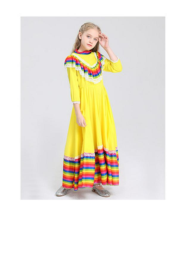 Children's Cinco De Mayo Mexican Mariachi Dance Costume