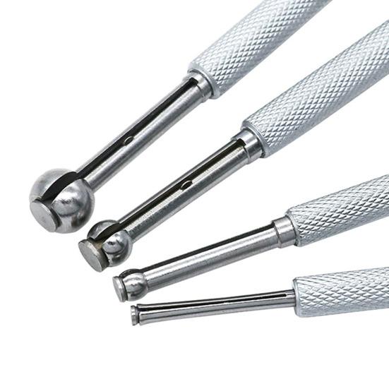 4Pcs/Set 7.6-9.2cm Telescoping Ball Type Gauge Precision Small Hole Bore Gages