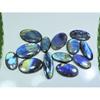 17X29-26X40MM Natural Multi Labradorite Oval Cabochon Loose Gemstone 13Pcs LL-932