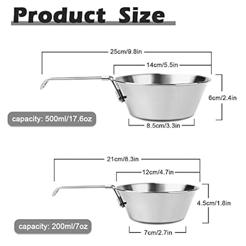 Stainless Steel Sierra Cup For Camping Hiking Picnic Outdoor Enthusiasts Portable Unbreakable Coffee Tea Drinkware Multipurpose