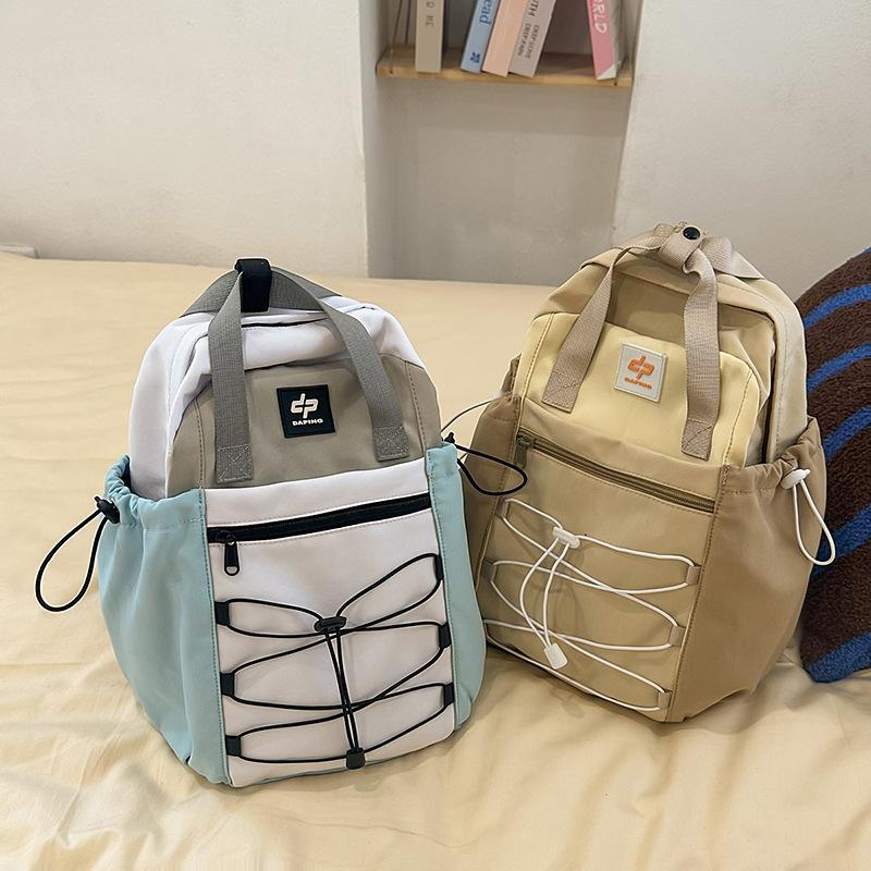 Schoolbag Guest Schoolbag Female Student Korean Version Light Travel Outdoor Leisure Sports Bag Campus Large Capacity Backpack