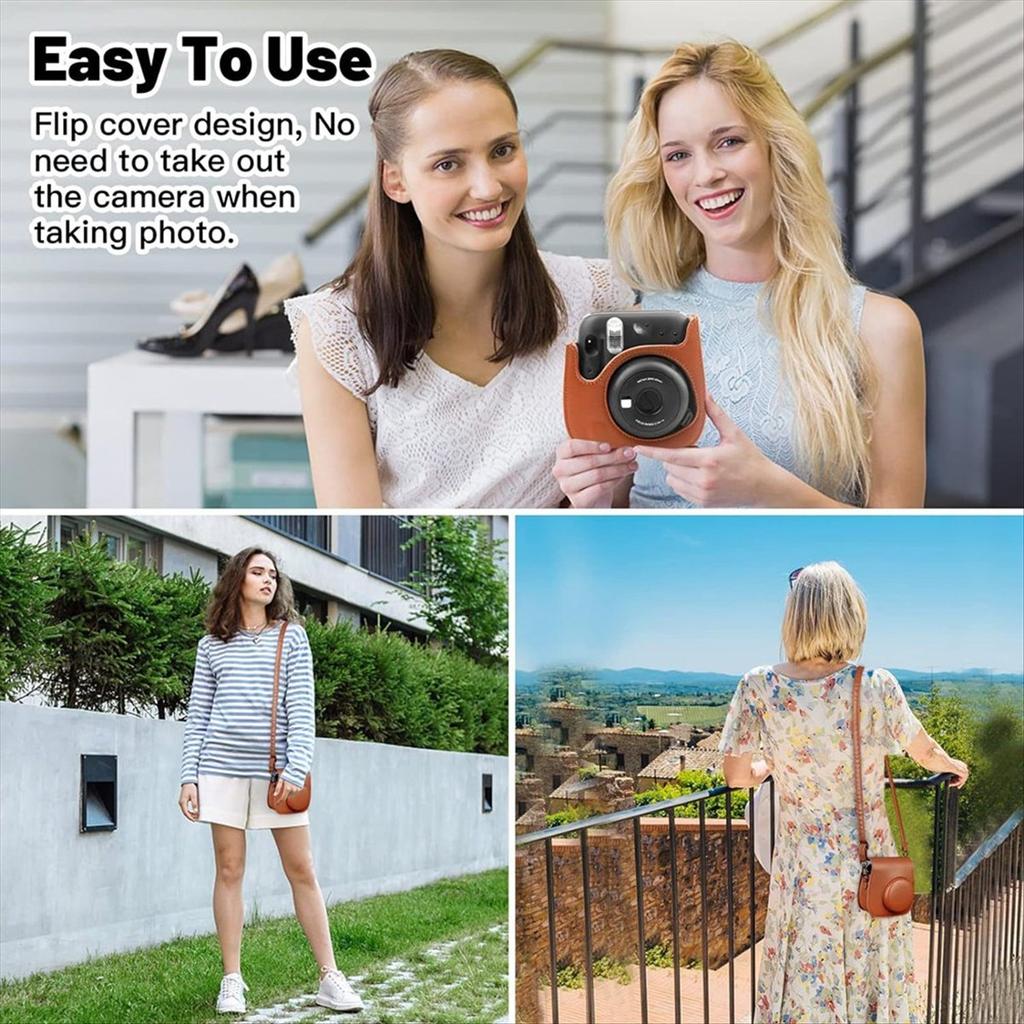 2025+ Portable Camera Case Shockproofs Dustproof Protective Sleeve Cover AntiDrop for Mini 12 11 9 8 Instants Camera