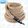 Jute Climbing Rope with Steel Hook