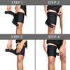 Tcare Adjustable Thigh Brace Support Quadriceps Thigh Wraps Unisex Breathable Non-Slip Compression Sleeve