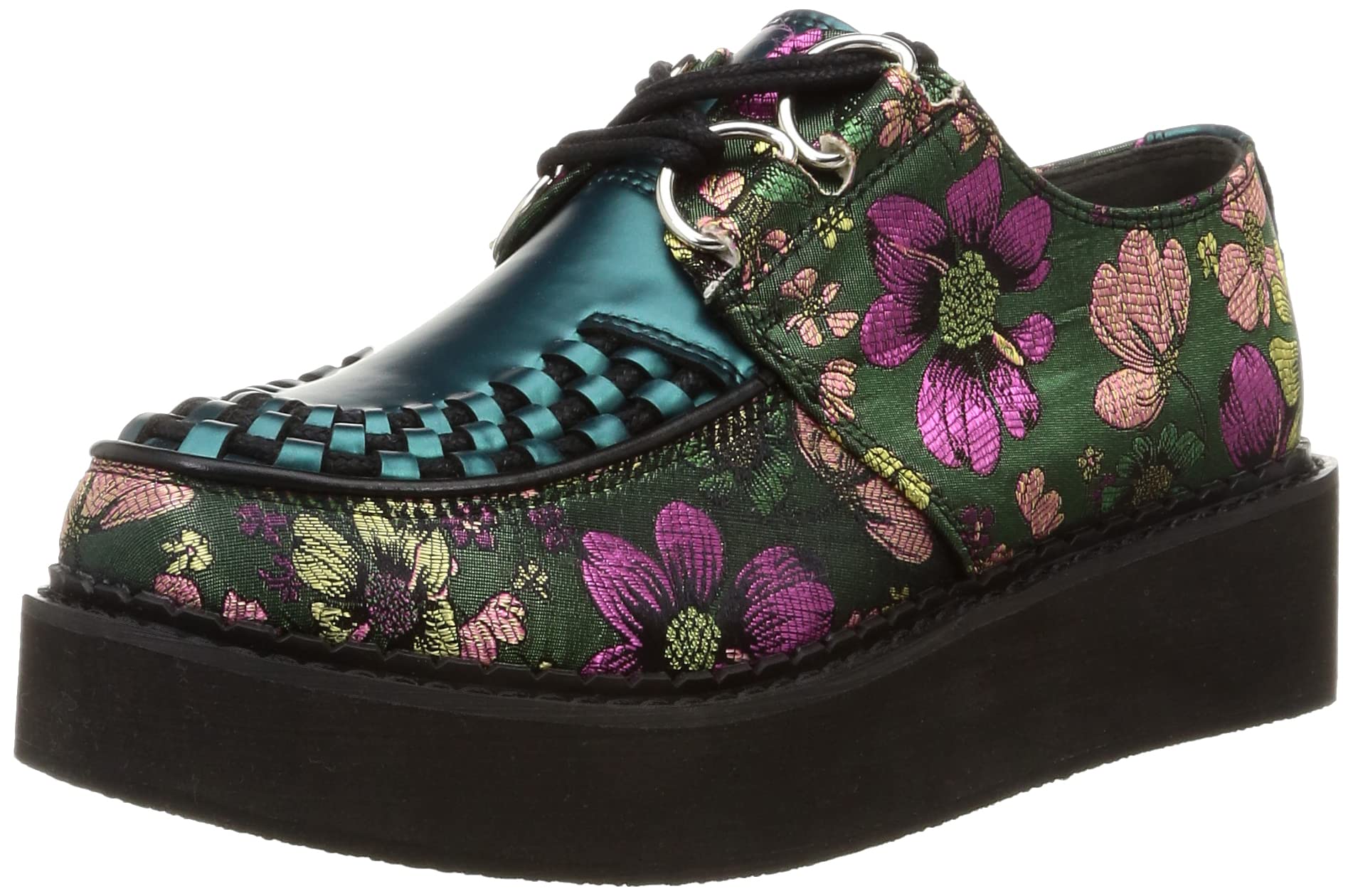 

Туфли на платформе Yosuke, 2820116, Женские, Комбинация зеленого цвета, Размеры 24.0см-24.5см