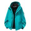 Camel Unisex 3-in-1 Mountaineering Jacket: Graphene-Lined, Windproof, Waterproof, and Warm, New Style, Two-Piece Set.