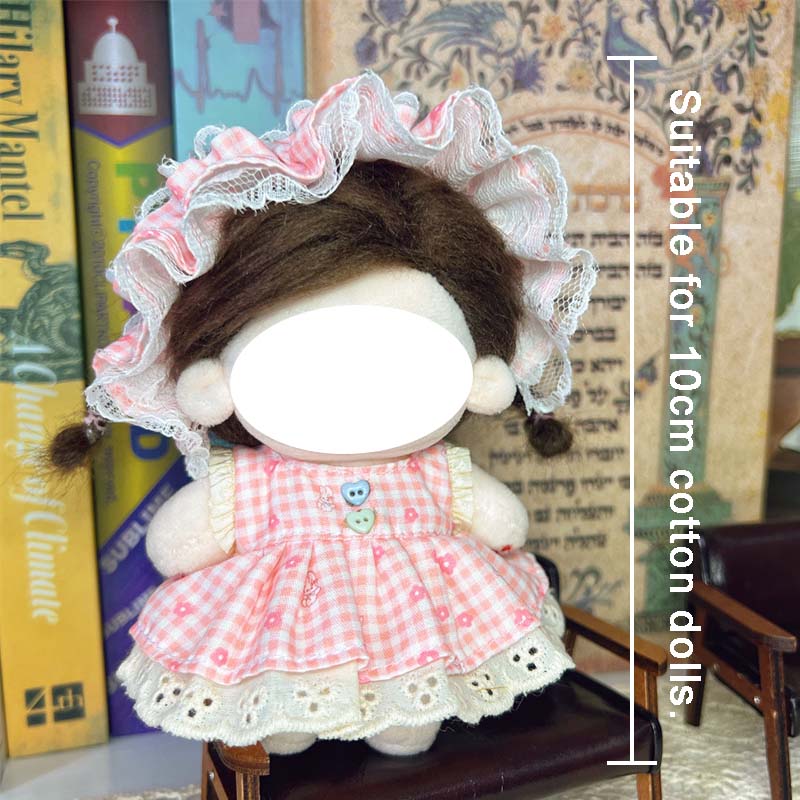 Lovely Dress Doll Clothes Accessories for 10cm Cotton Dolls Dress UP Doll Clothes DIY Accessories Games Toys Gifts