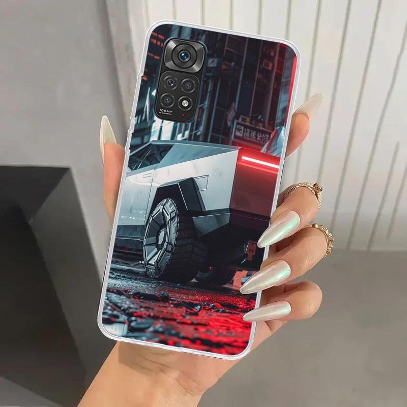 Electric Car M-Model S 3 Phone Case for Xiaomi Redmi Note 15 14 14S 13 12S 12 Pro 11S 11 Plus 11T 11E 10S Soft Funda Print Shell