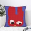 Comedy 31 M-Minutos Pillowcases Red Bunny Funny Pillow Case For Sofa Home Decoration Square Pillow Cover