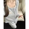 Women's pajamas with chest pads, thin long-sleeved trousers in spring, autumn and winter, lace edge, sweet girly loungewear can be worn outside