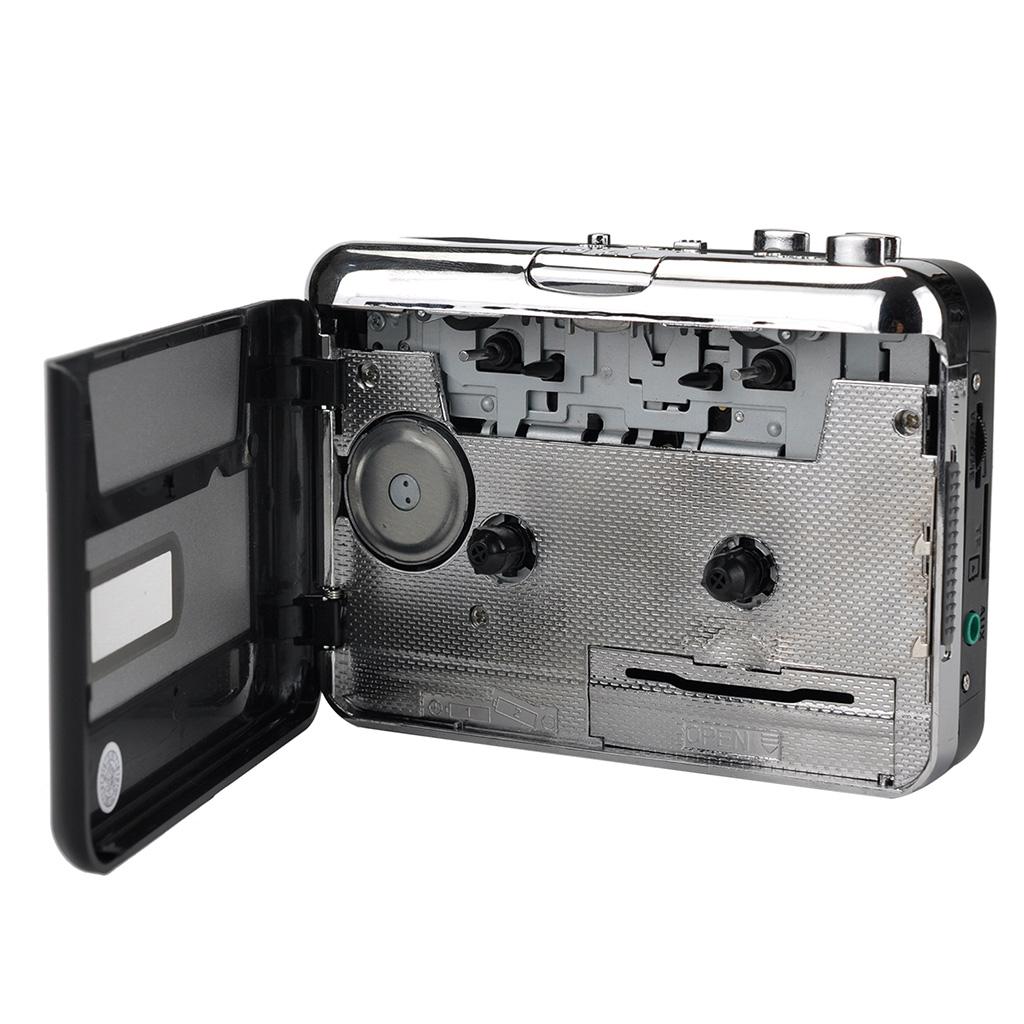 Portable Tape Player Captures MP3 USB Port Power Supply Audio Cassette Tape