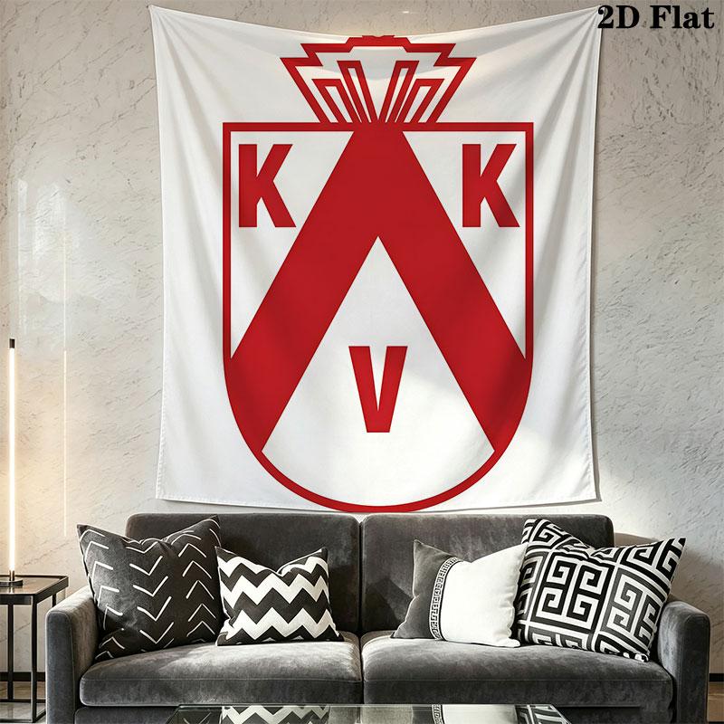 KV Kortrijk Wall Hanging Printed Fabric Blanket Decorative Tapestries for Bedroom Living Room Home Decor