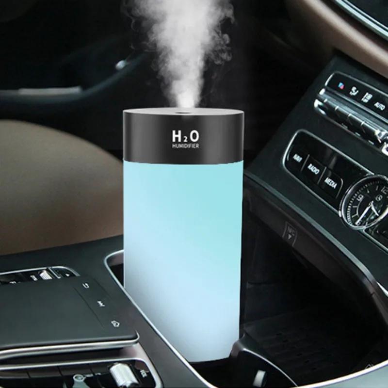 400ML USB Ultrasonic Air Humidifier Essential Oil Diffuser for Home Car Mute Mist Maker Water Diffuser with Romantic Light