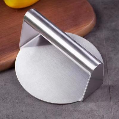 Stainless Steel Burger Meat Press Hamburger Meat Patty Maker for Uniform Patties Round Beef Press for Home Grilling Cooking