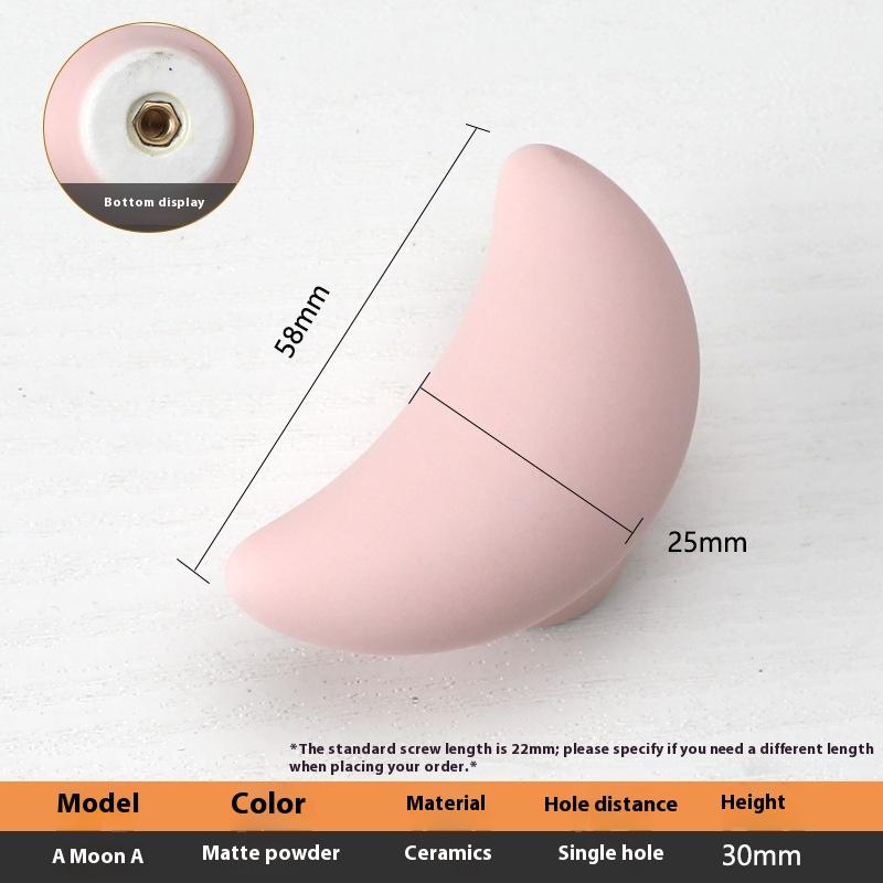 Keramik Schrankgriffe im nordischen Stil für Kinderzimmer, Macaron-farbenfrohe runde Schubladenknöpfe und -griffe, Möbelgriffe für Kinder