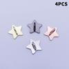 New 2/4PCS Adhesive Metal Stars Moon Bow Phone Charm Holder Phone Case Finger Ring Stand Hook Buckle Charm Clasp Accessor String 5