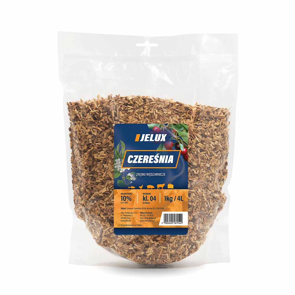 Zrębki Wędzarnicze Czereśnia Kl04 1Kg