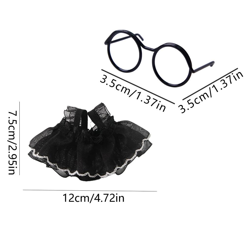 Элегантное платье принцессы для хомяка Легкий набор юбок для мелких питомцев Фотоаксессуары для морских свинок Декорации для крыс чёрный