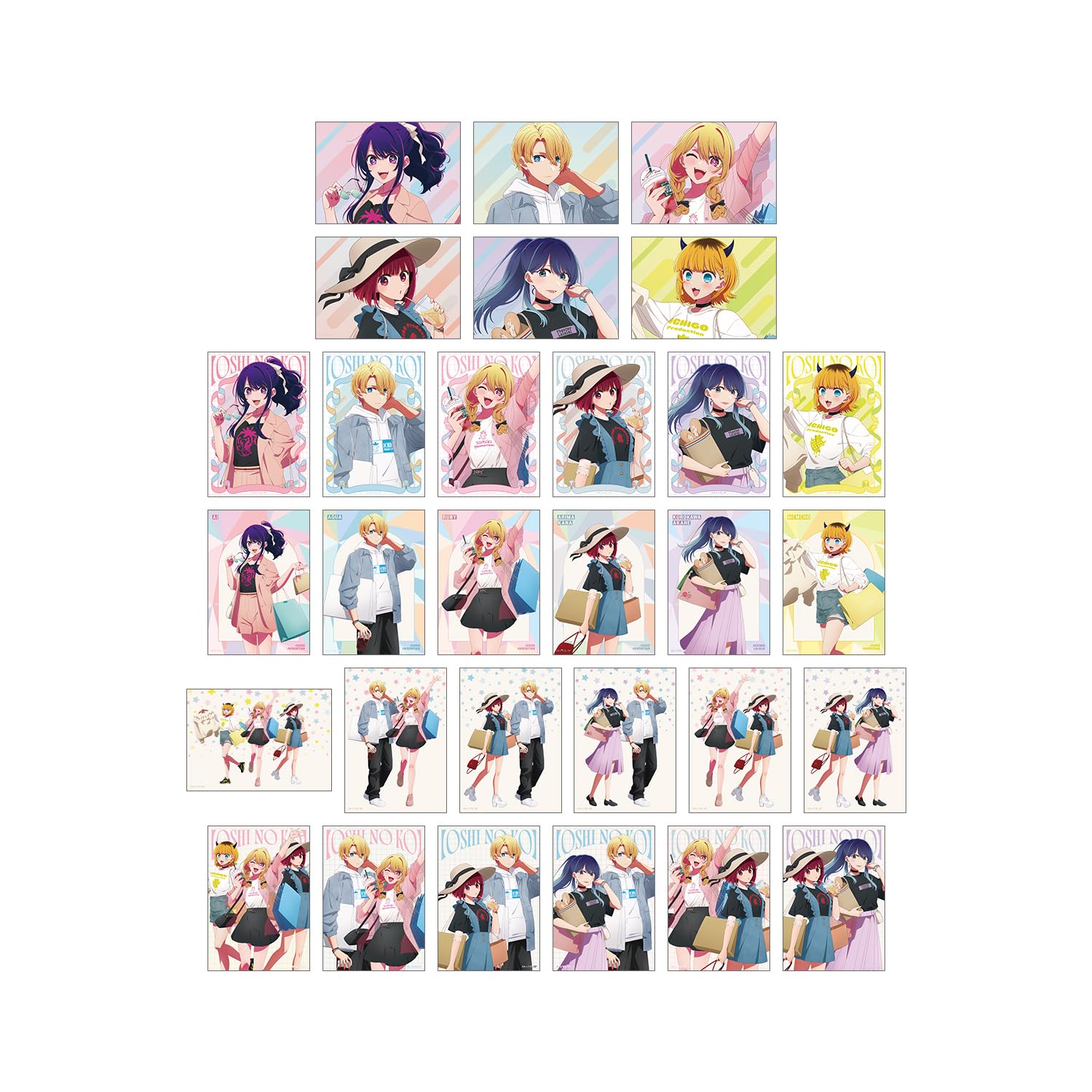 

no no Original Illustration Shopping Trading Bromide Set of Box of 10 [Oshi Ko] [Oshi Ko] Ver. 3,