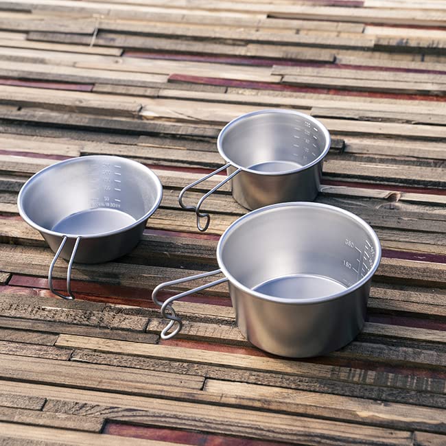 VINTAGE INOX Vintage Deep Sierra Cup, 250ml, Made in Japan, Authentic VINTAGEINOX Product. Perfect for outdoor activities like camping, glamping, and