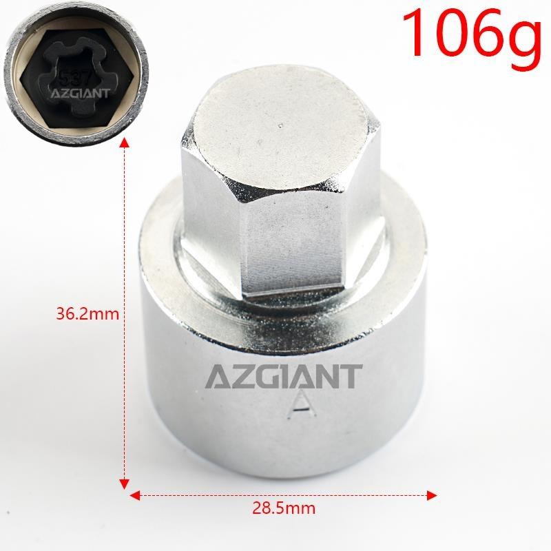 1 Τεμάχιο Εργαλείο Αφαίρεσης Αντικλεπτικής Βίδας Ελαστικού Αυτοκινήτου Μανίκι Κλειδιού Για Volkswagen Beetle Polo Golf Jetta Passat CC Tiguan Εργαλεία Επισκευής