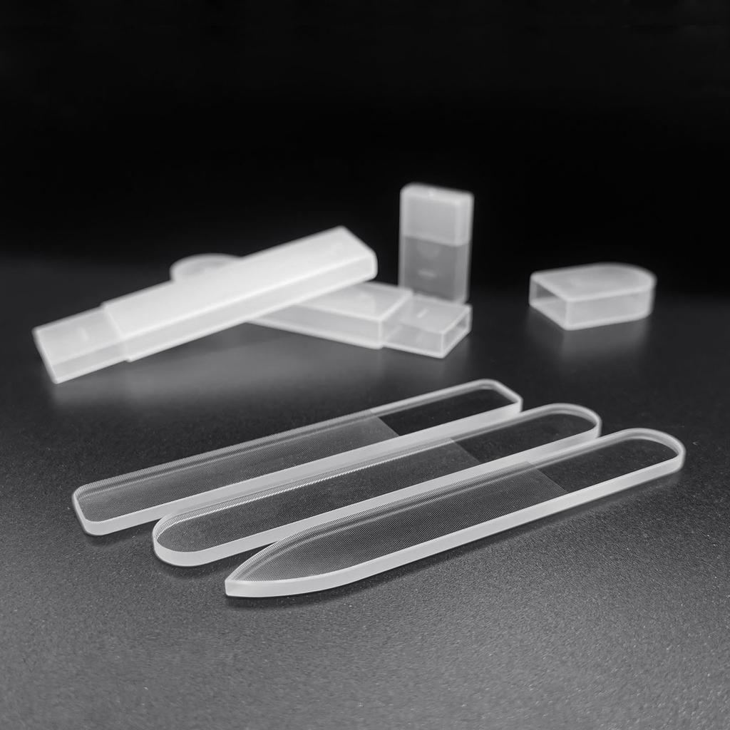 Pile profesionale pentru unghii Pile de slefuit Nano Glass Pile de lustruit Pila de unghii transparente Echipament de slefuire Instrumente pentru manichiura Art HMM