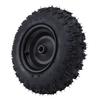 4.10‑6 Rear Wheel Tire with Anti Slip Surface Heavy Duty Rubber 19mm Bearing Bore for ATV Quad Mini Bike