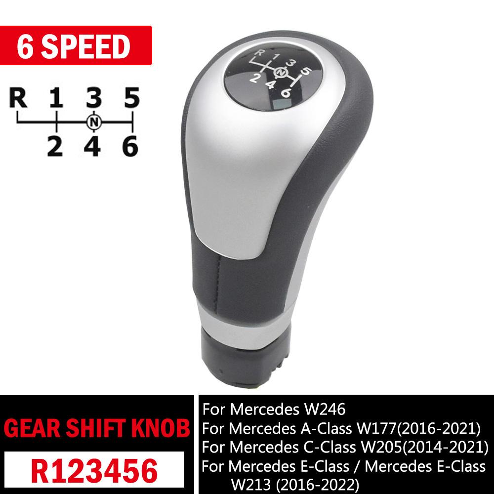 Gear Shift Knob Lever Change Gearbox Shifter for Mercedes Benz A W176 B W246 2012-2018