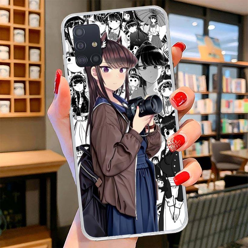 Komi Can't Communicate Cover Phone Case For Samsung Galaxy A12 A22 A32 A52 A72 A02S Phone Case Note 20 Ultra 10 S10 Plus A51 A71