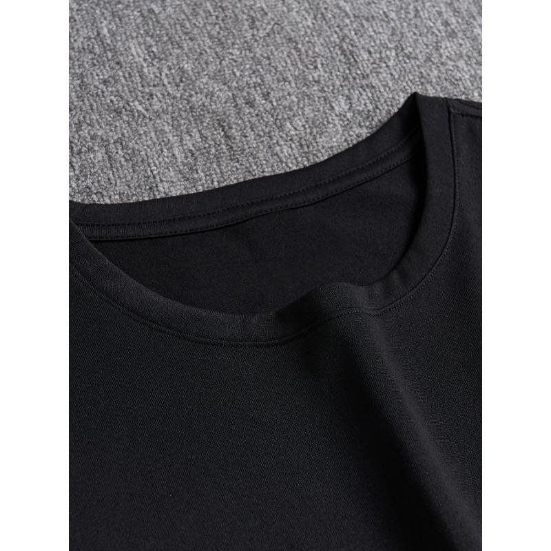 European Size This Stylish Round-Neck T-Shirt Features a Unique Letter Design, Making It Versatile And Suitable for Various Occasions