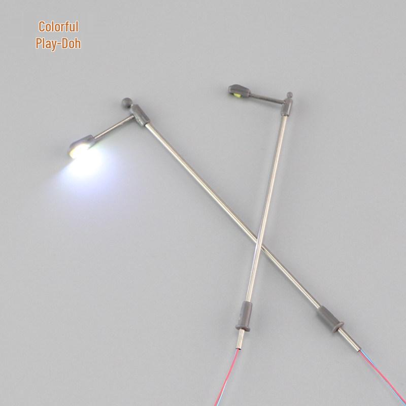 Luminous Single-Arm Street Lamp Model - Straight Head, Multiple D-Type Models