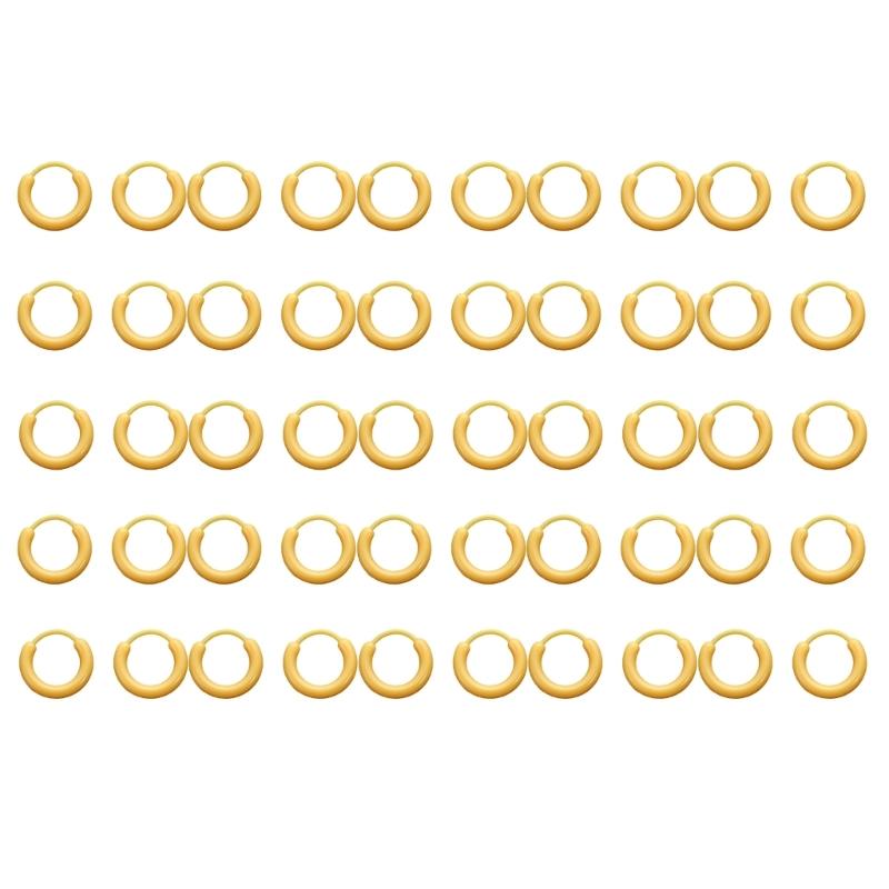 Orecchini a clip colorati in resina per piercing all'orecchio Cerchi leggeri Orecchini per uso quotidiano Accessori moda per ragazze
