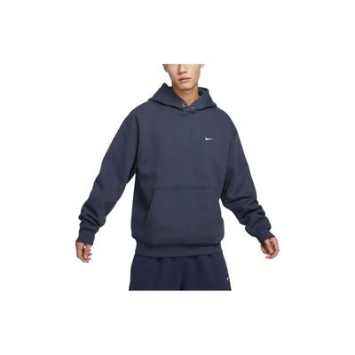 Einfarbiger lässiger Sport-Hoodie Herren Oberteile Marineblau FN3348-437
