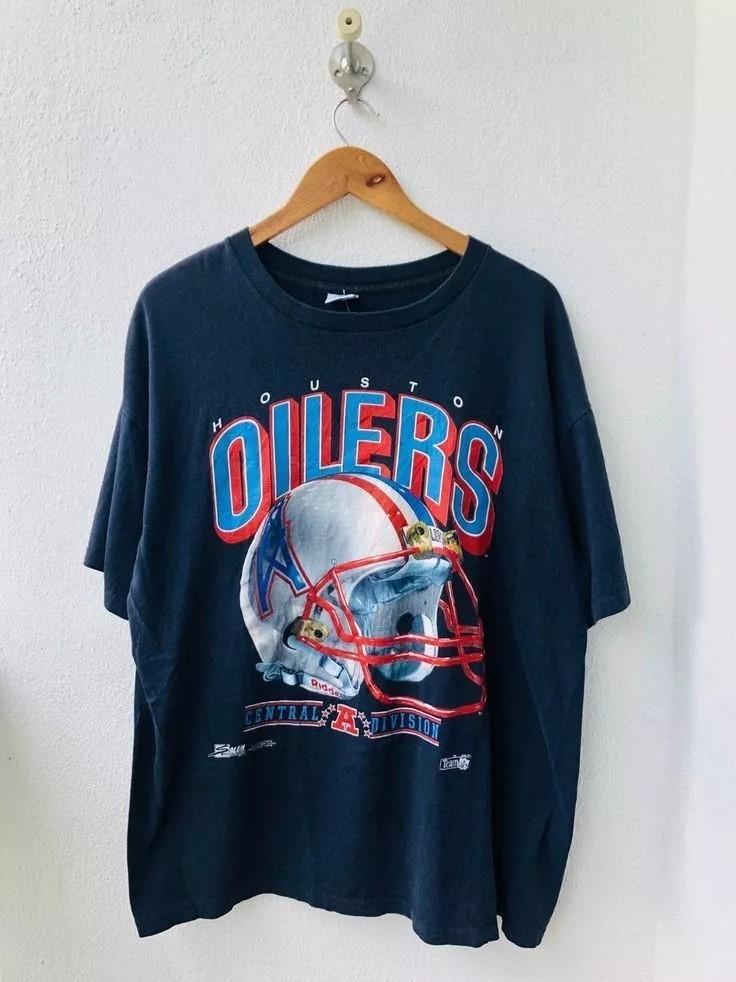 Houston Oilers Central Division basic black Unisex Football vtg Unisex T-Shirt