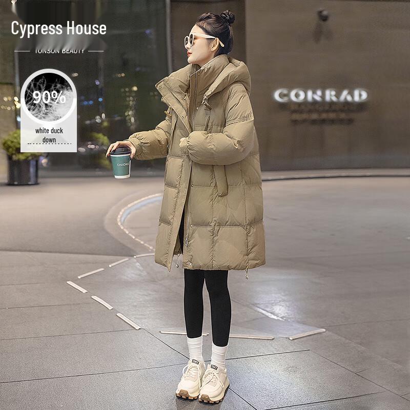 

Женская куртка средней длины с капюшоном из коллекции Cypress на утином пуху XL
