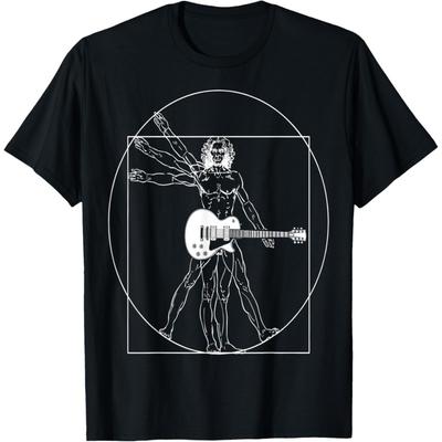 Guitar DaVinci Design T-Shirt