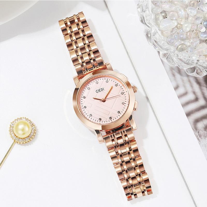 Fashion Steel Strap Quartz Waterproof Watch Ladies Trend Diamond Gypsy Watch