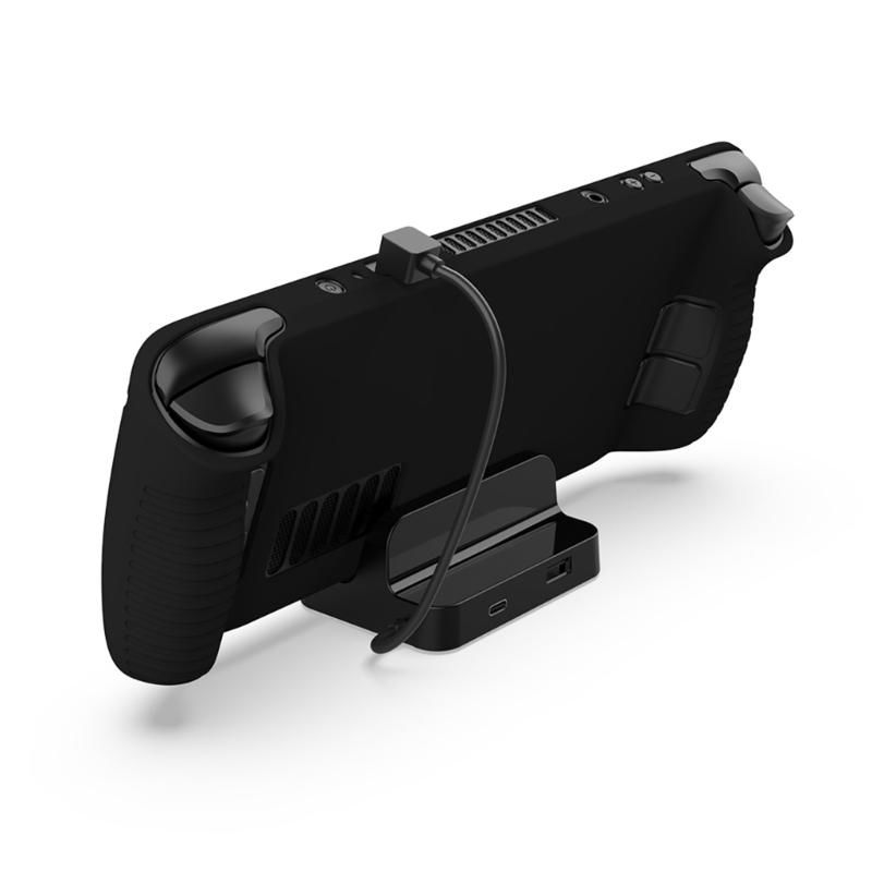 Multiport Adapter USB C Hub Docking Station for  with 3 USB2.0 Output Charging Bracket Holder 2.4G Connection