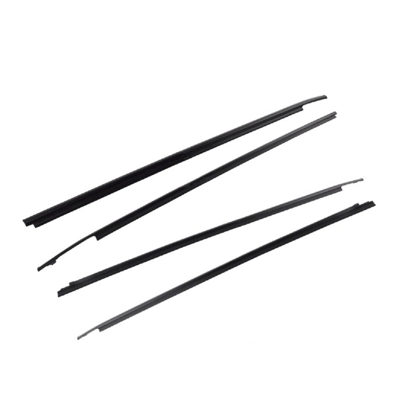4pcs Car Door Window Glass Sealing Weather Strip for Toyota Sequoia 2008-2020