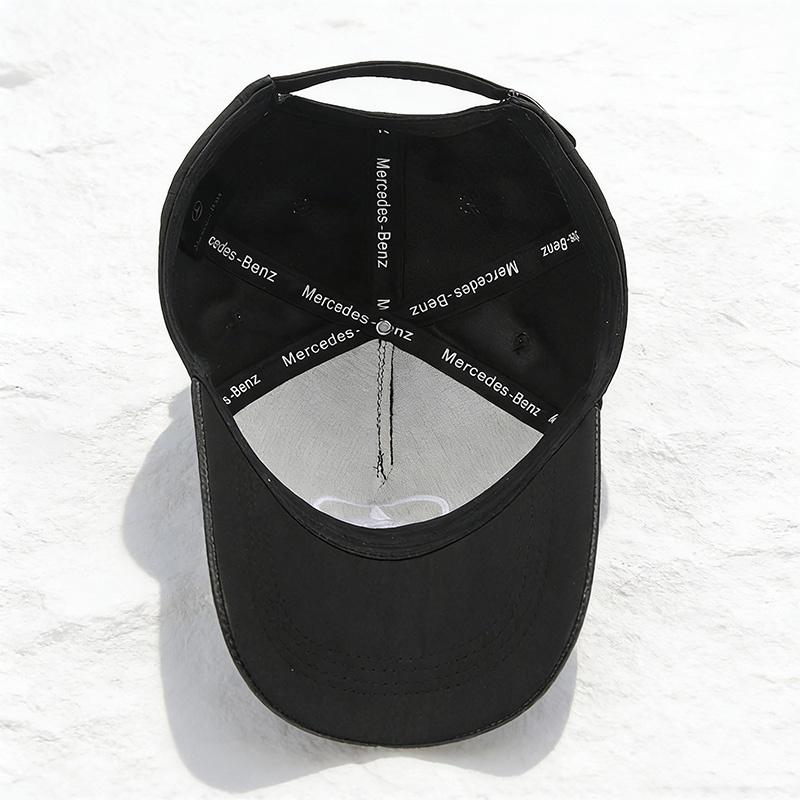 D8Embroidery For Mercedes Benz AMG Motorcycle Street Run Baseball Hat Racing Team Outdoor Sports Hardtop Duck Tongue Hat Sunshade
