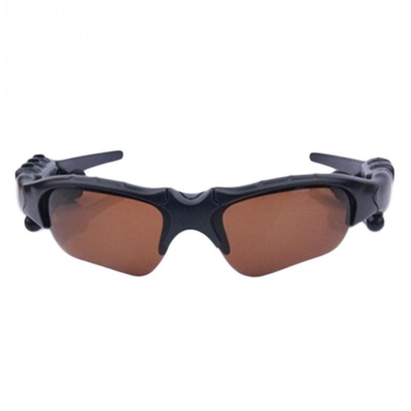 Smart Bluetooth Polarized Sunglasses with 5.4 Card Slot and Earbuds for Sports Music MP3 Player