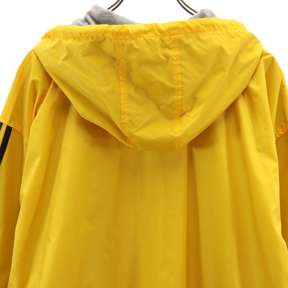 adidas 90s Old Trefoil logo Long sleeve Nylon jacket L Yellow coat Men's Used