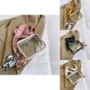 Stylish Urban Chic Transparent Square Shoulder Bag Soft Pvc Jelly Bag