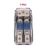 Mini-Sicherungshalter aus vernickelter Zinklegierung, Stereo-Audio, AFS-Sicherungshalter, Stromverteilungsblock, Sicherungskasten, Auto-Audio-Modifikation
