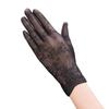 Women’s Fashion White Lace Gloves, Short Breathable Summer Gloves, Anti-Slip Driving Gloves for Wedding Dance Formal