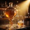 40e Verjaardag Hoge Borosilicaatglas Whiskey Decanteerfles met Afgesloten Glazen Pot voor Thuisgebruik Whiskey Opslag en Rijpingscontainer