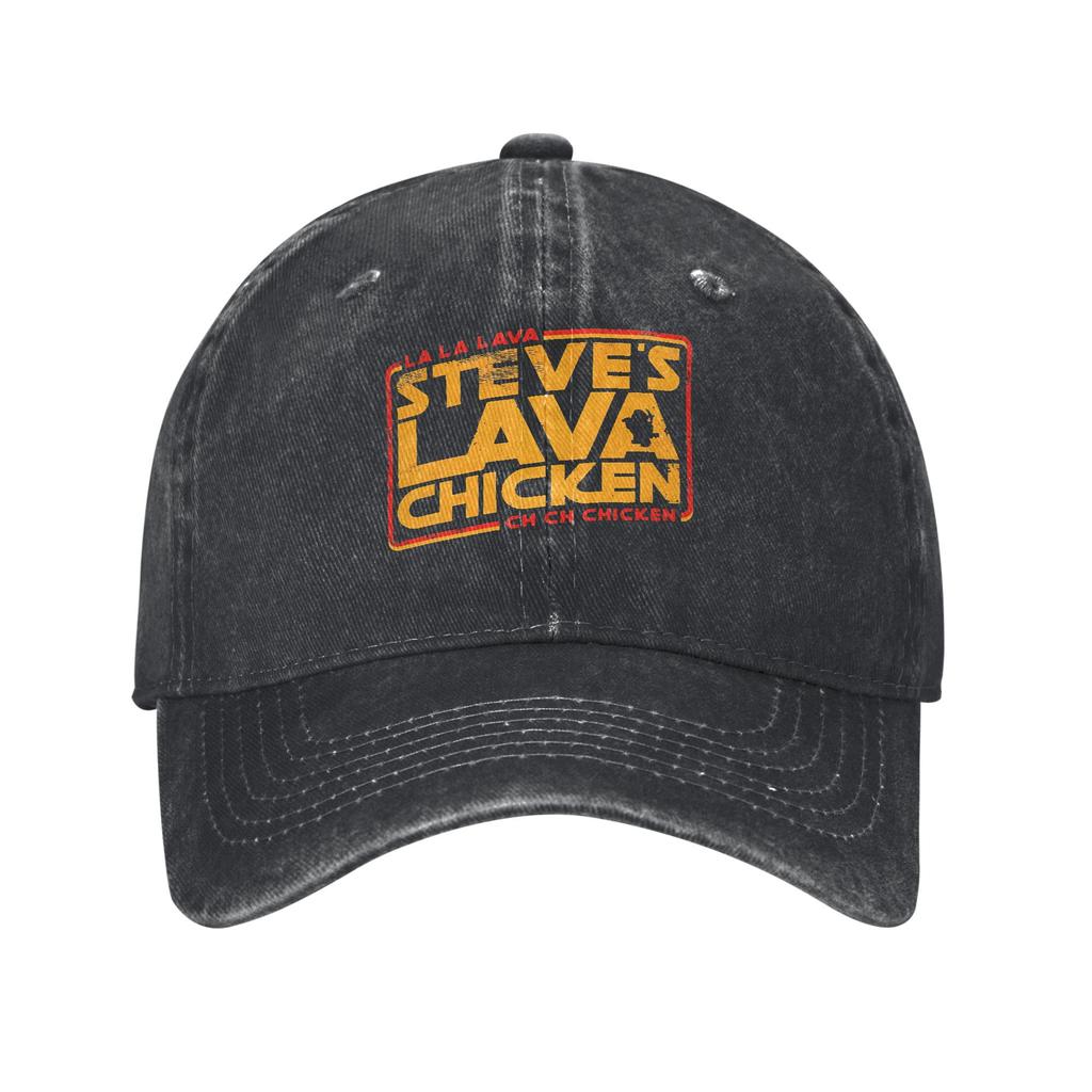 Summer Steve's Lava Chicken Baseball Cap Sun Wholesale Print Washed Trucker Hat Trendy Hiking Fishing Baseball Caps
