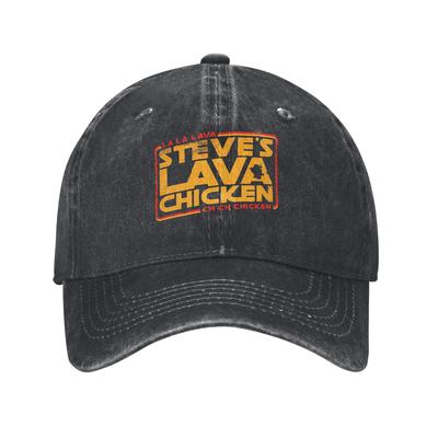 Summer Steve's Lava Chicken Baseball Cap Sun Wholesale Print Washed Trucker Hat Trendy Hiking Fishing Baseball Caps