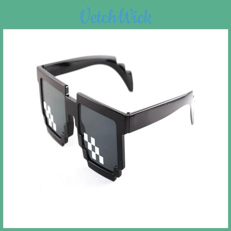 Occhiali da Vista Pixel Mosaico Vintage con Design Unico a Quadri per Stile Unisex
