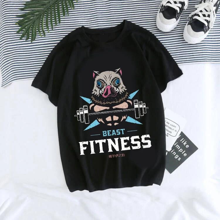 Unisex's T-Shirt Kaus Grafis Anime Demon Slayer Uniseks Tanjirou Kamado Kaus Wanita Kimetsu Kaus Wanito Printed Harajuku T-shirt